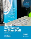 Stand informativo en Siam Mall